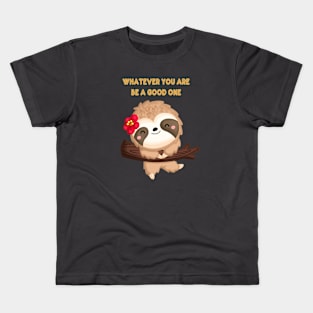 Cute Sloth Animals Lover Kids T-Shirt